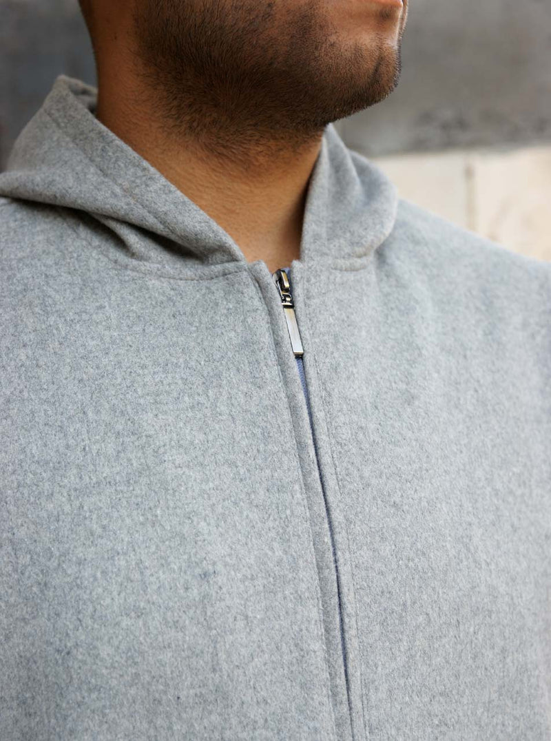 Wool Hooded Sweater