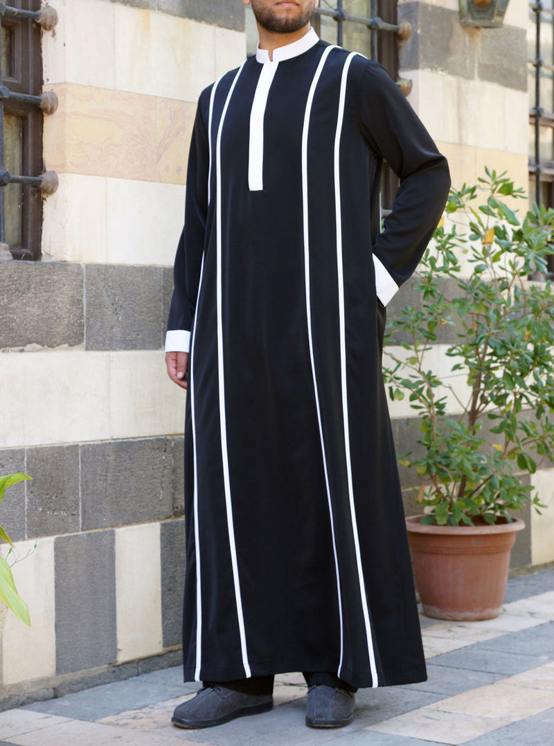 Contrast Trim Thobe