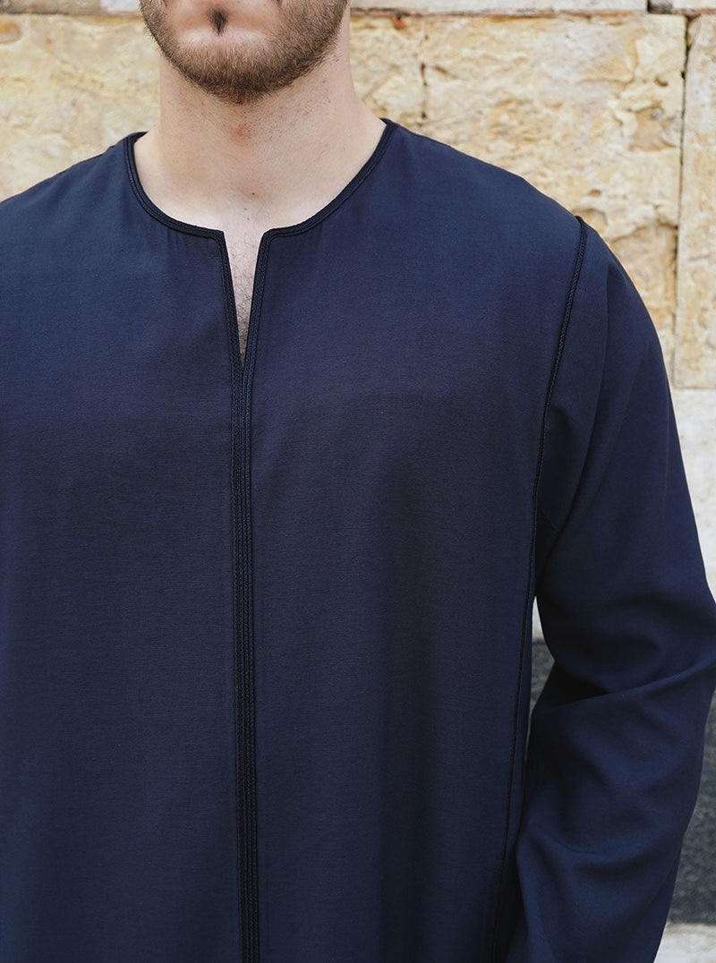 Nazari Twine Embroidered Thobe