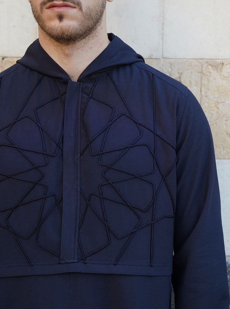 Twine Embroidered Thobe