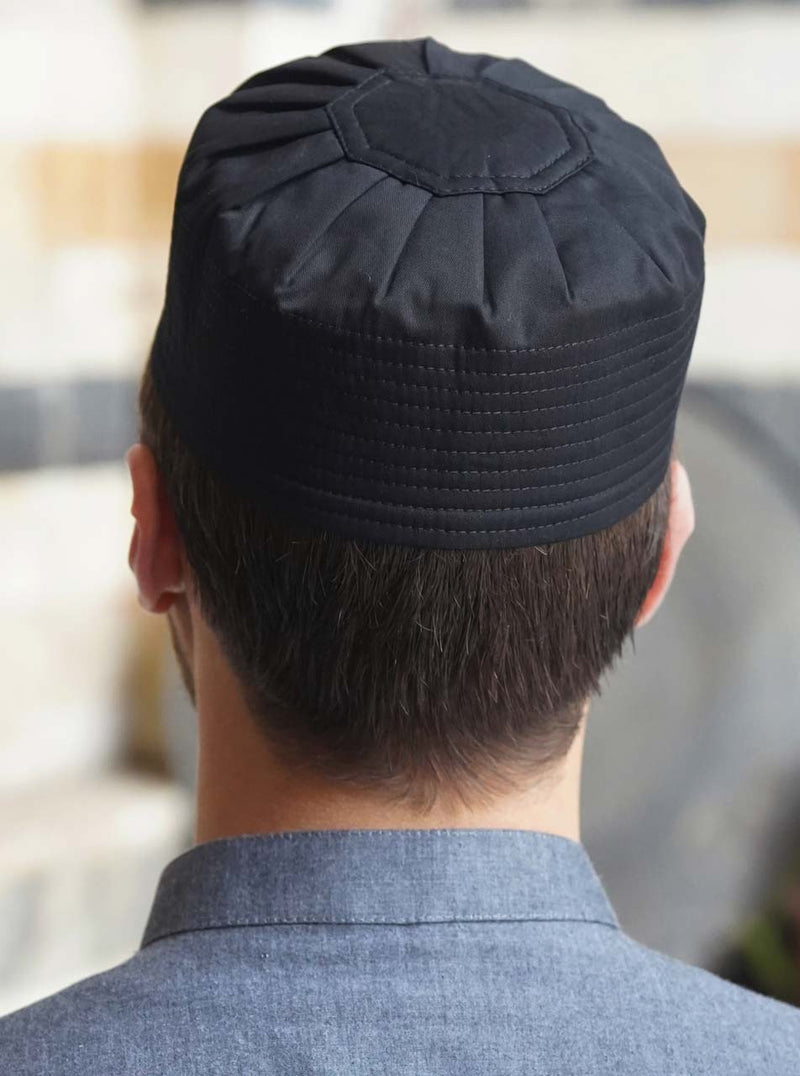 طاقية قطن بكسرات