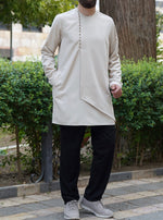 تونيك كروس أوفر بأزرار شانك المعدنية