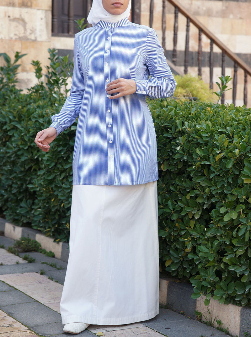 Pinstripe Cotton Shirt