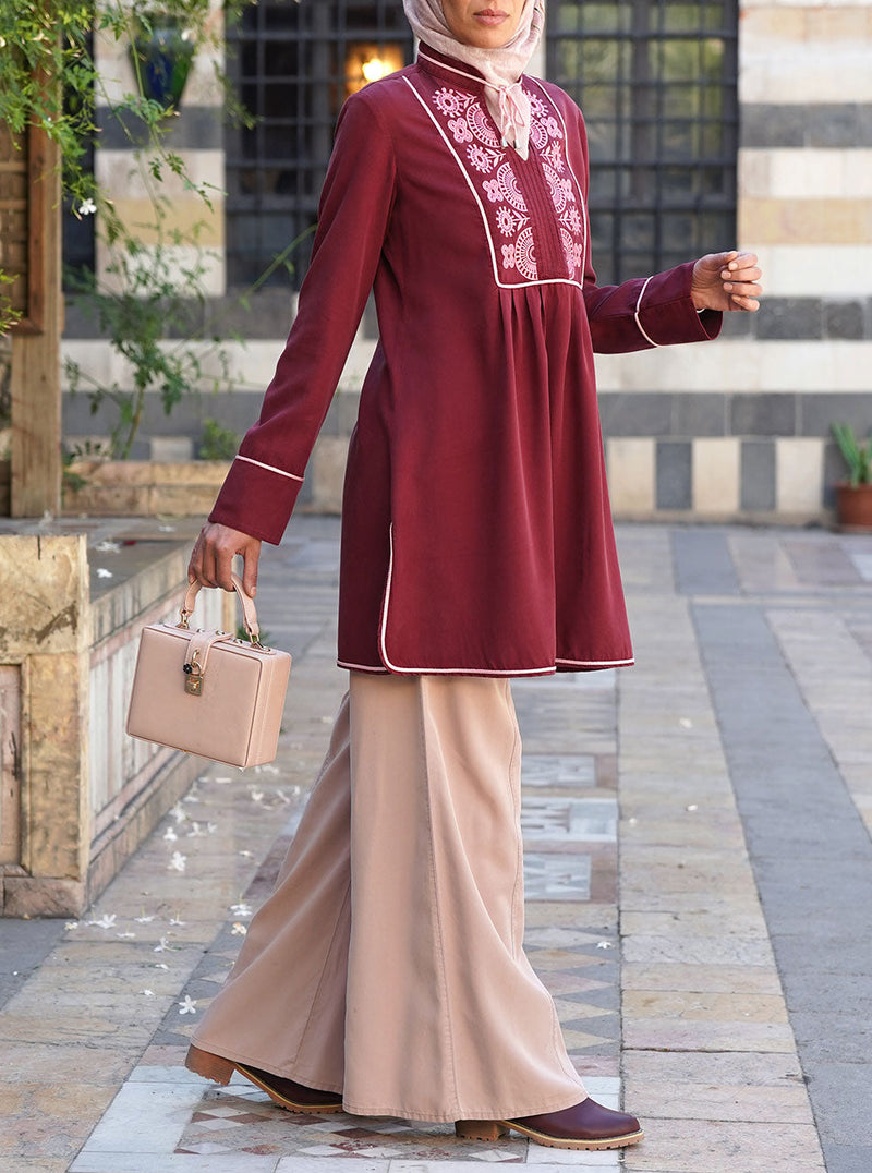 Qudsiyya Embroidered Top