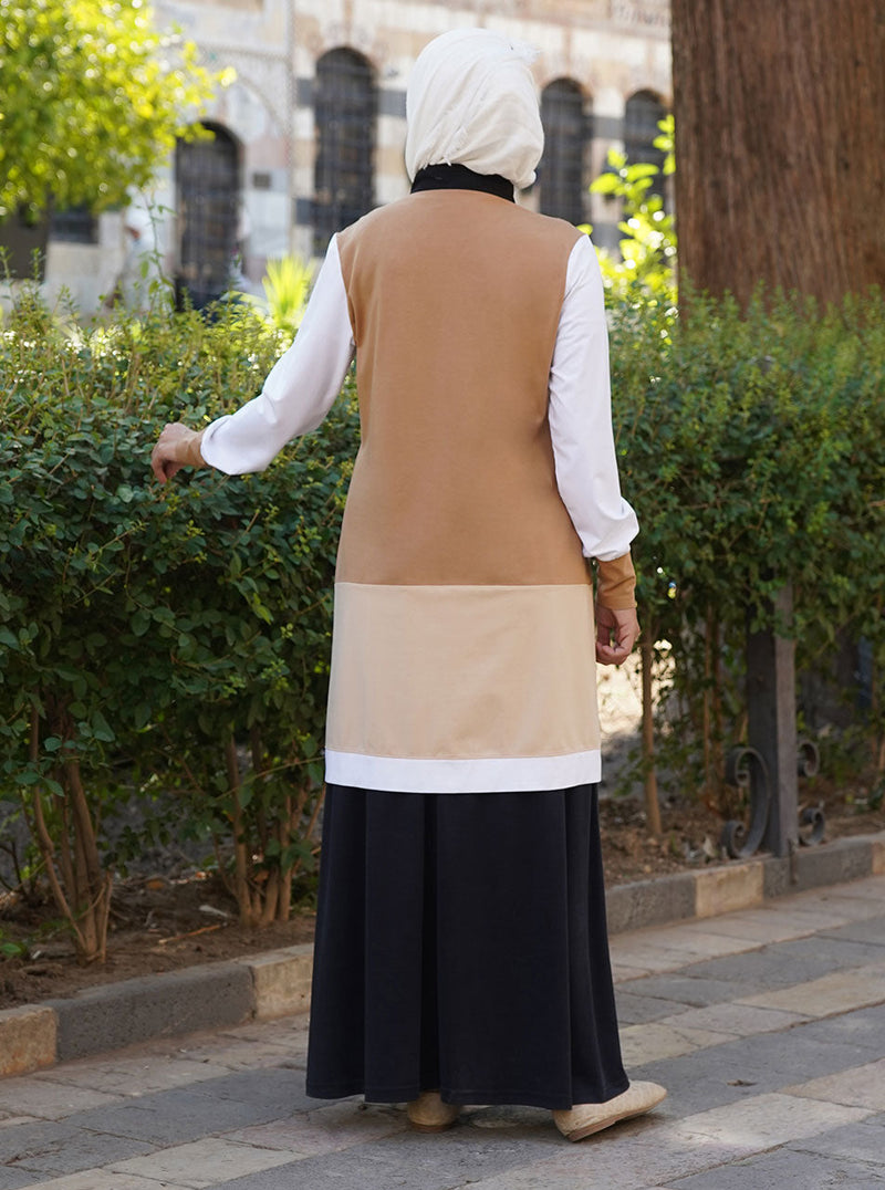 تونيك متعدد الألوان بجيب
