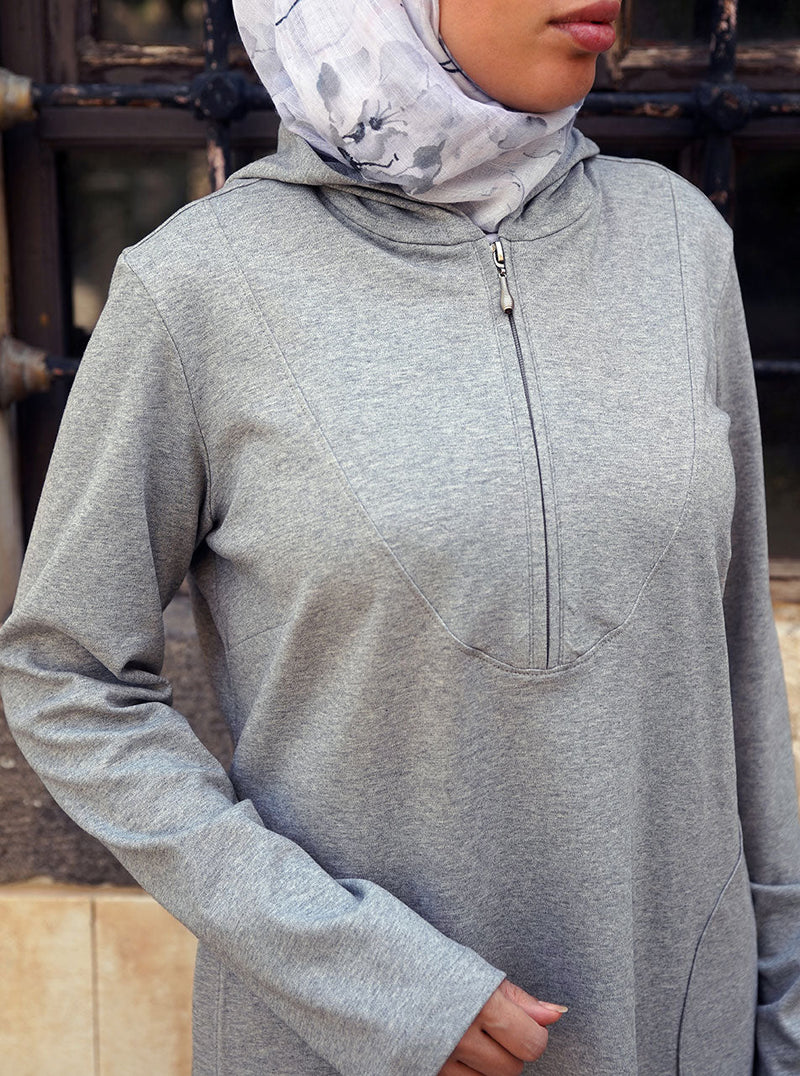 Active Curved Hem Hoodie