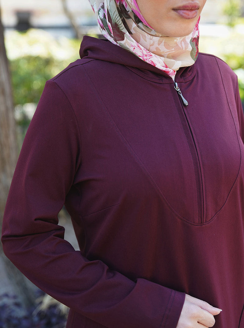 Active Curved Hem Hoodie