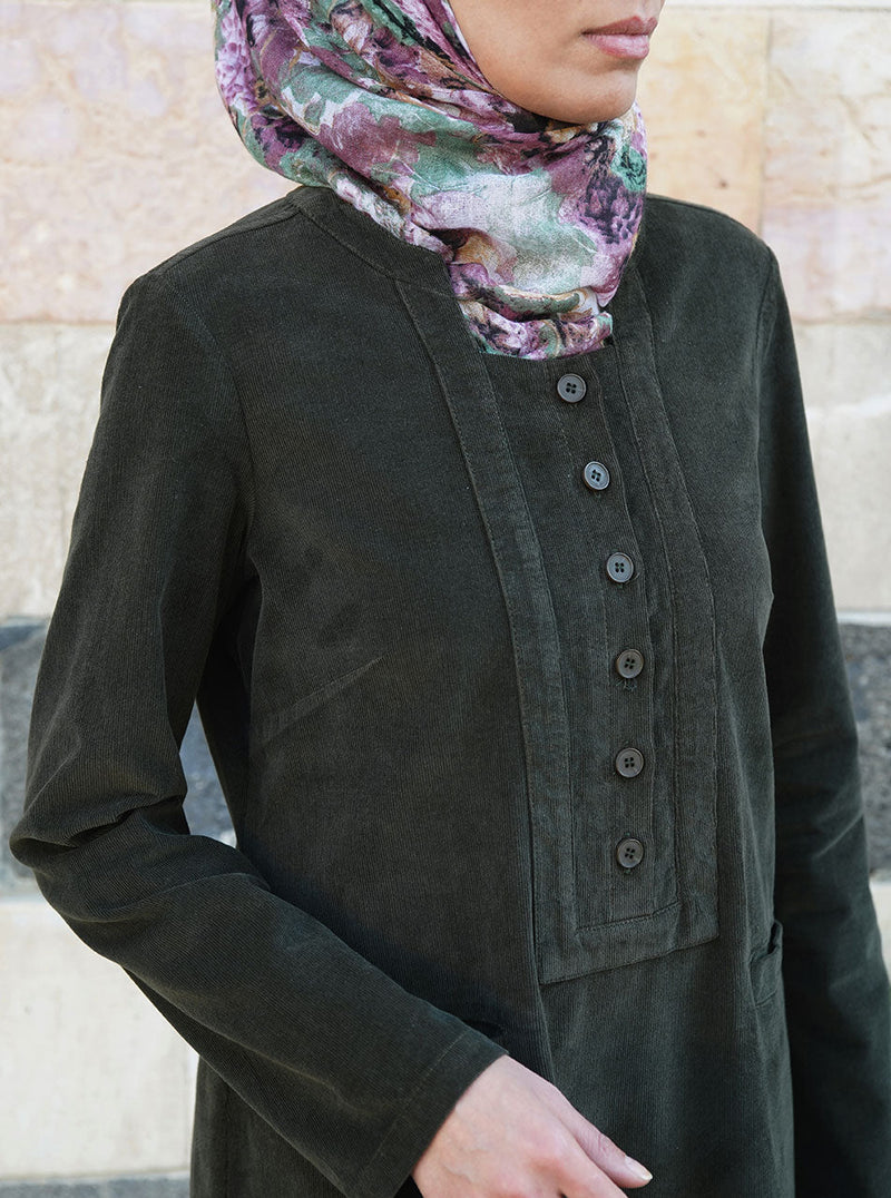 Corduroy Adila Maxi Dress