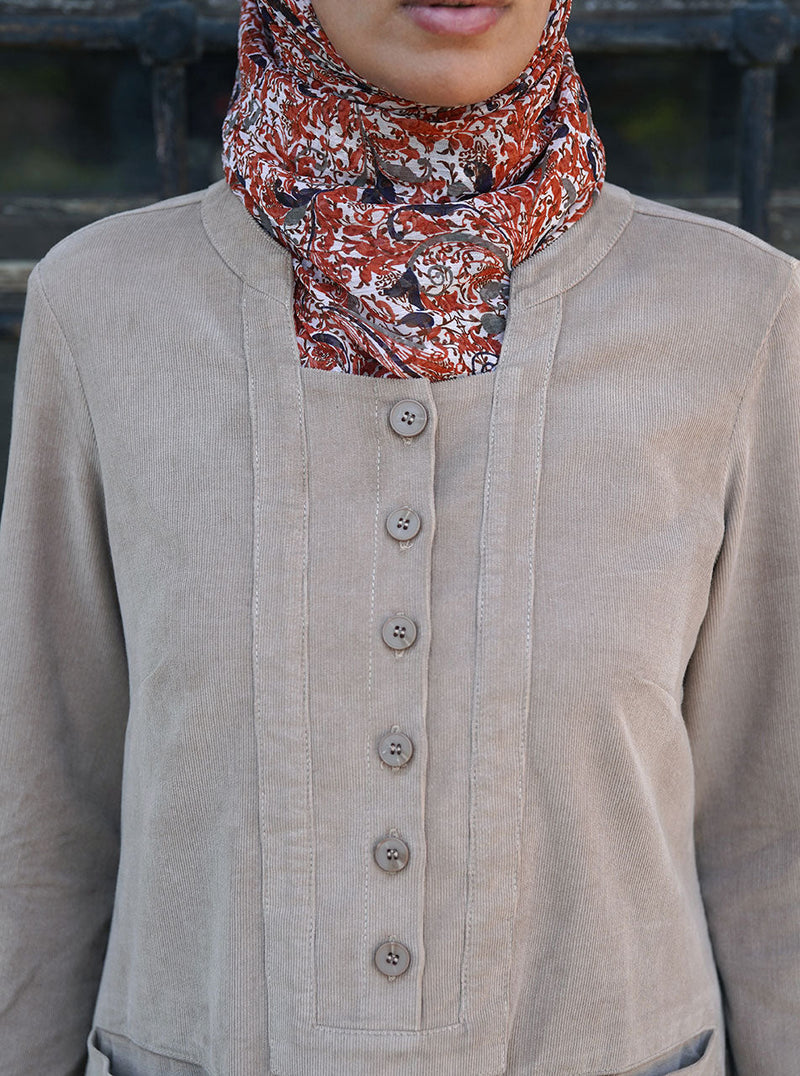 Corduroy Adila Maxi Dress