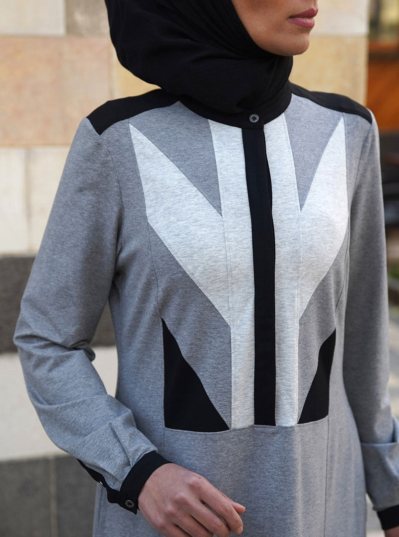 Tri-Color Performance Dress