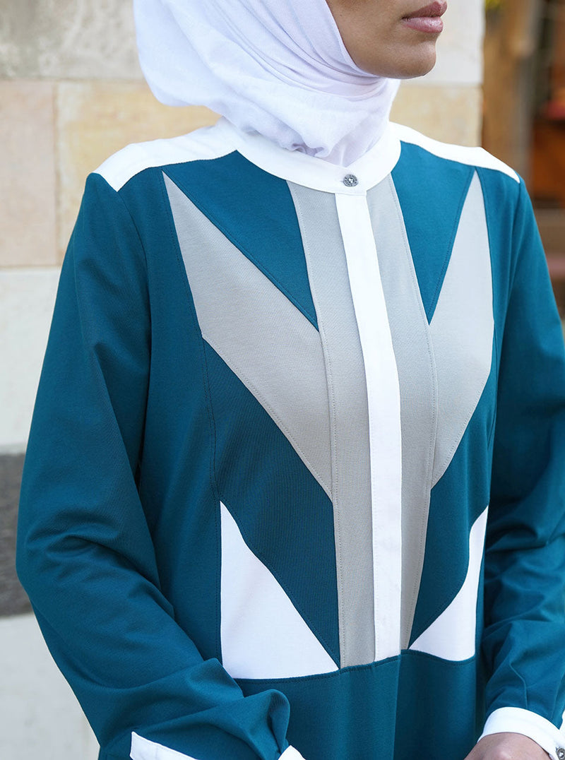 Tri-Color Performance Dress