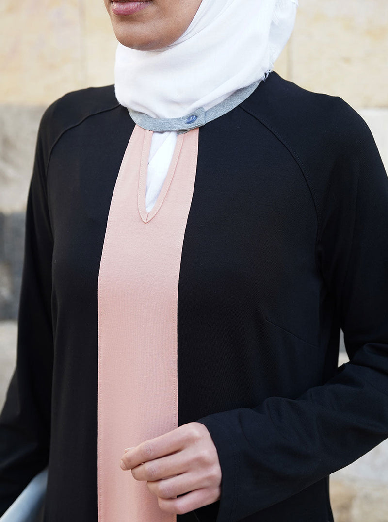 فستان ماكسي رياضي رباعي اللون