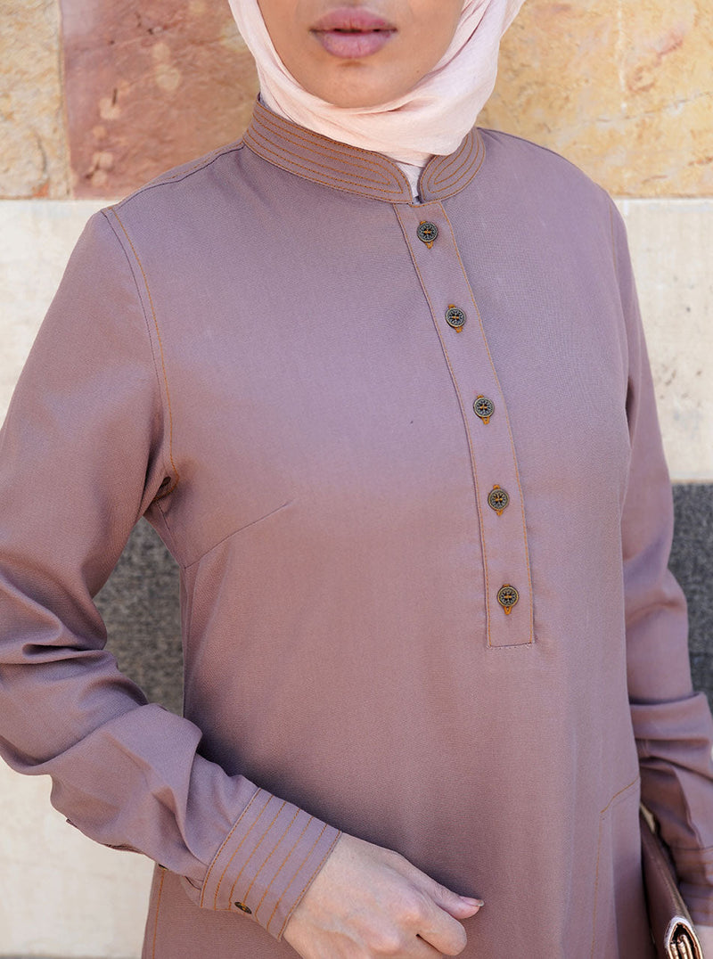 Lyocell and Cotton Shirtdress