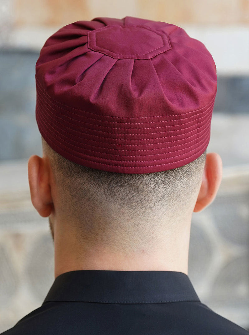 طاقية قطن بكسرات