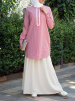 بلوزة رائعة متغايرة الألوان