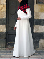 عباية كاروهات جمانة بألوان متباينة