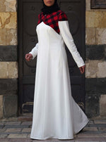 عباية كاروهات جمانة بألوان متباينة