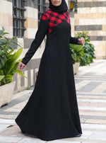 عباية كاروهات جمانة بألوان متباينة