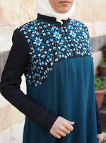 فستان سهرة بهية المطرز